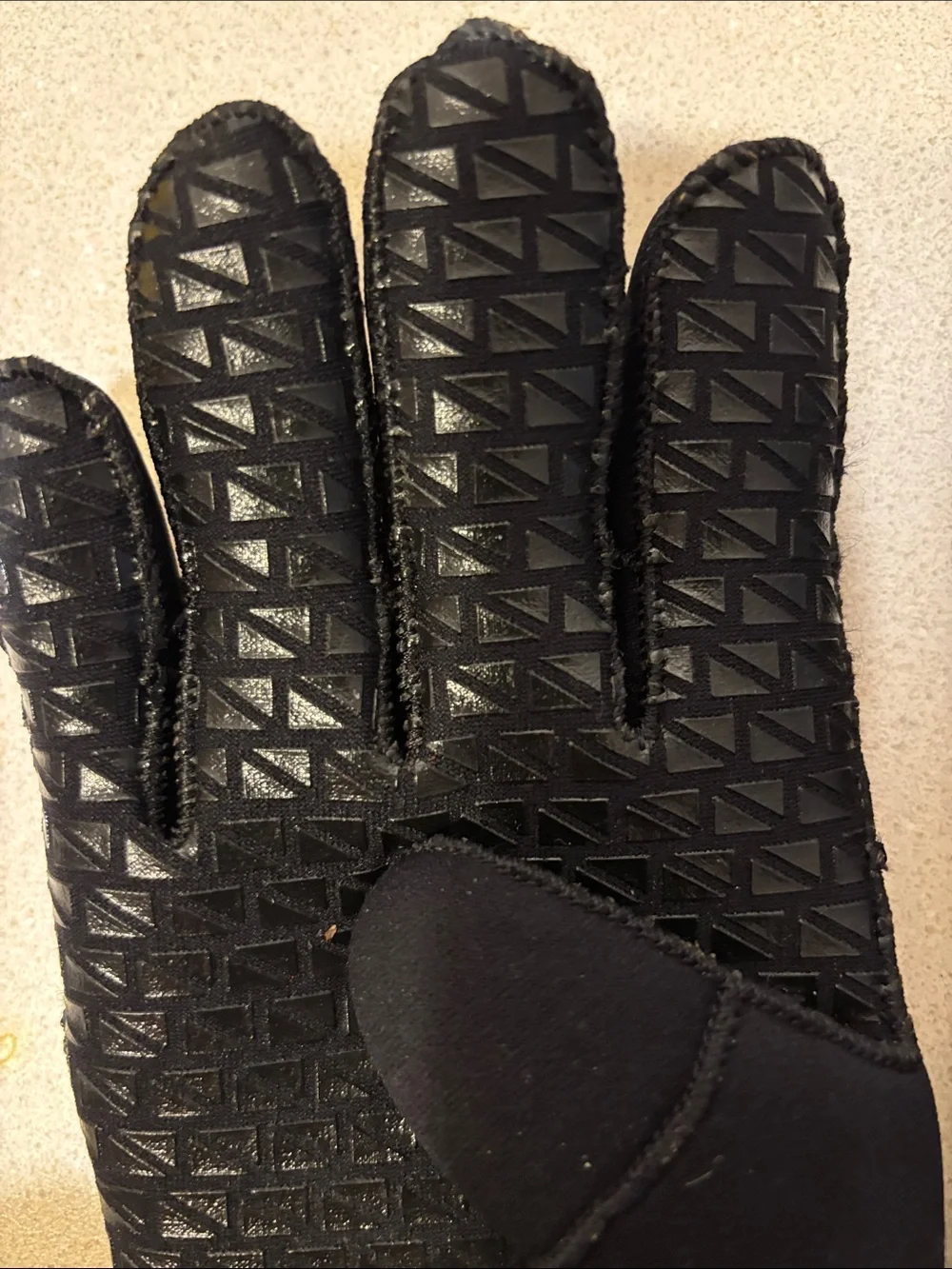 Deepsee Black Dive Neoprene Gloves with Wrist Straps